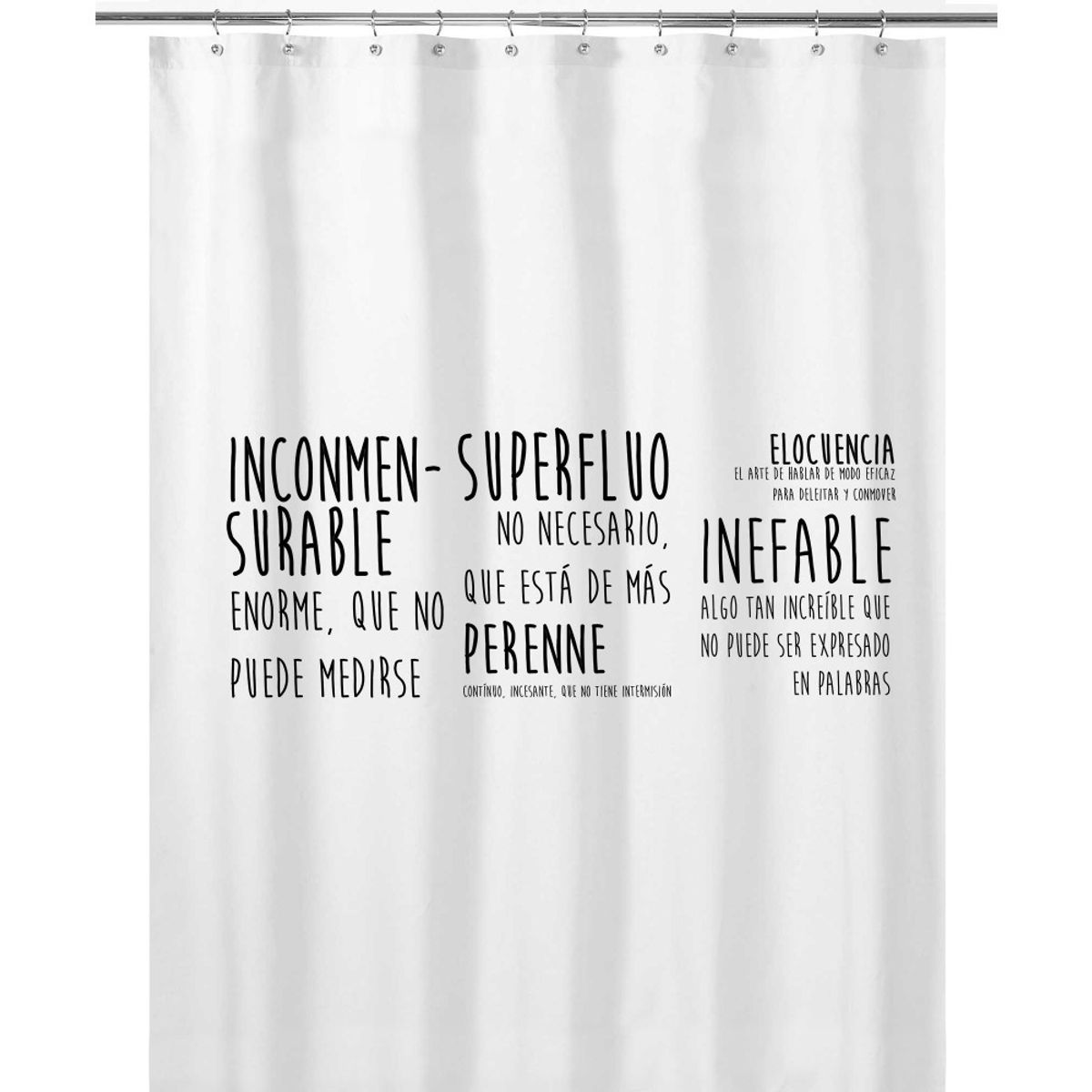 TUYO PRINT - Cortina de Baño Significados - Tuyo Print