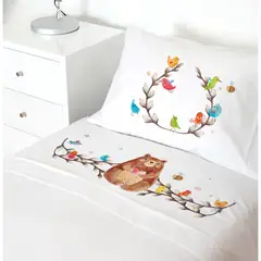 TUYO PRINT - Juegde Sábanas 1 Plaza, Oso