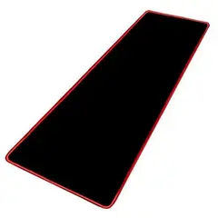 VHEX - Mouse Pad Gamer Xl Antideslizante Negro Borde Cosido 70x30cm