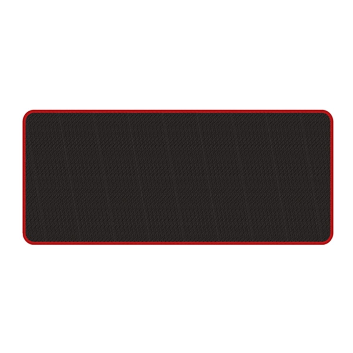VHEX - Mouse Pad Gamer Xl Antideslizante Negro Borde Cosido 70x30cm