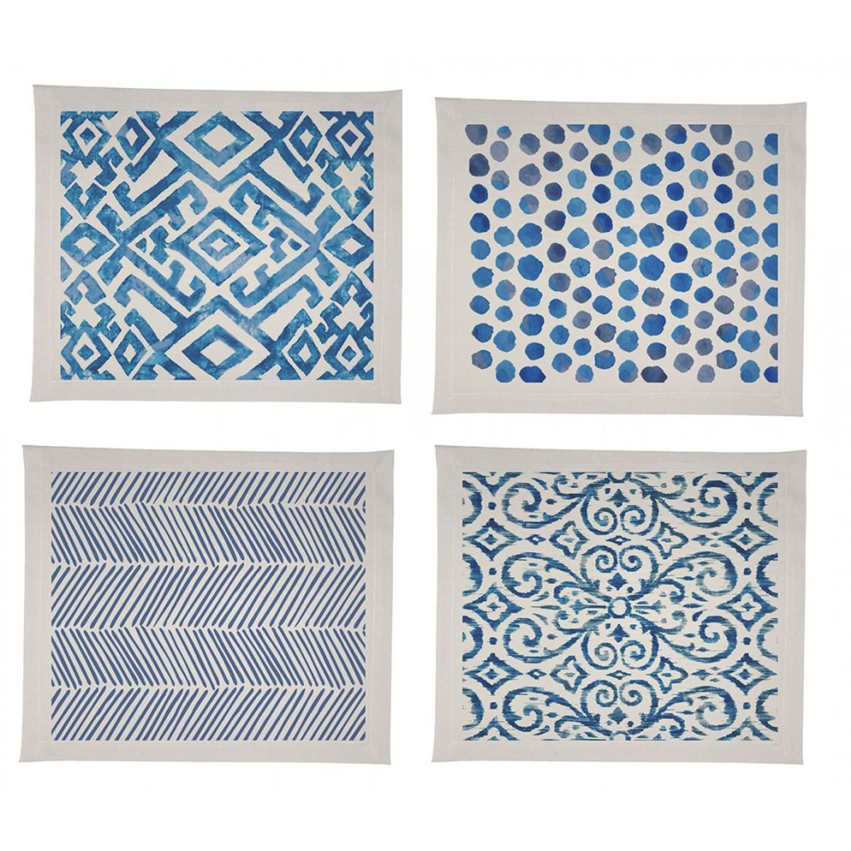 TUYO PRINT - Set Individuales Impermeable Blue