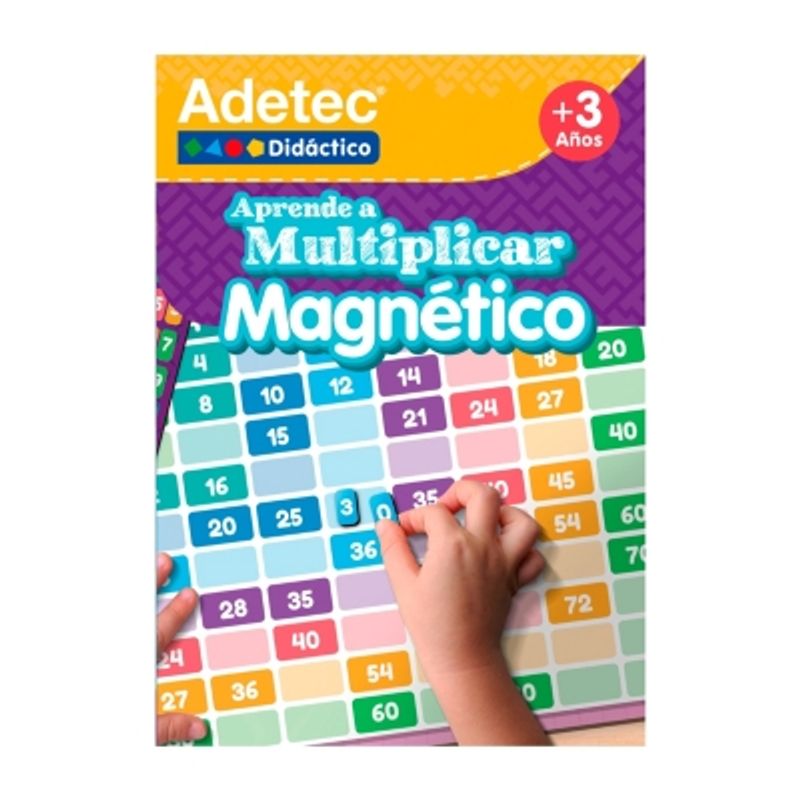 ADETEC - Tablas Multiplicar Láminas Magnéticas Juega Y Aprende