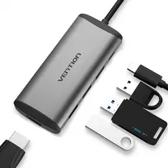 VENTION - Hub USB C a USB y HDMI Mac Notebook