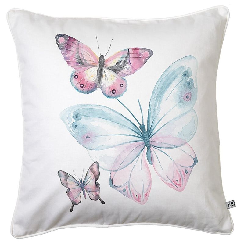 TUYO PRINT - Cojín Mariposas Rosadas 45X45