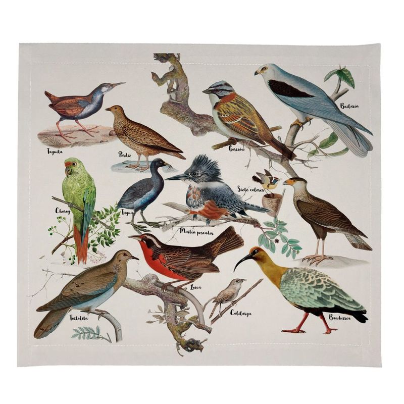 TUYO PRINT - Set Individuales Impermeables Pájaros Nativos