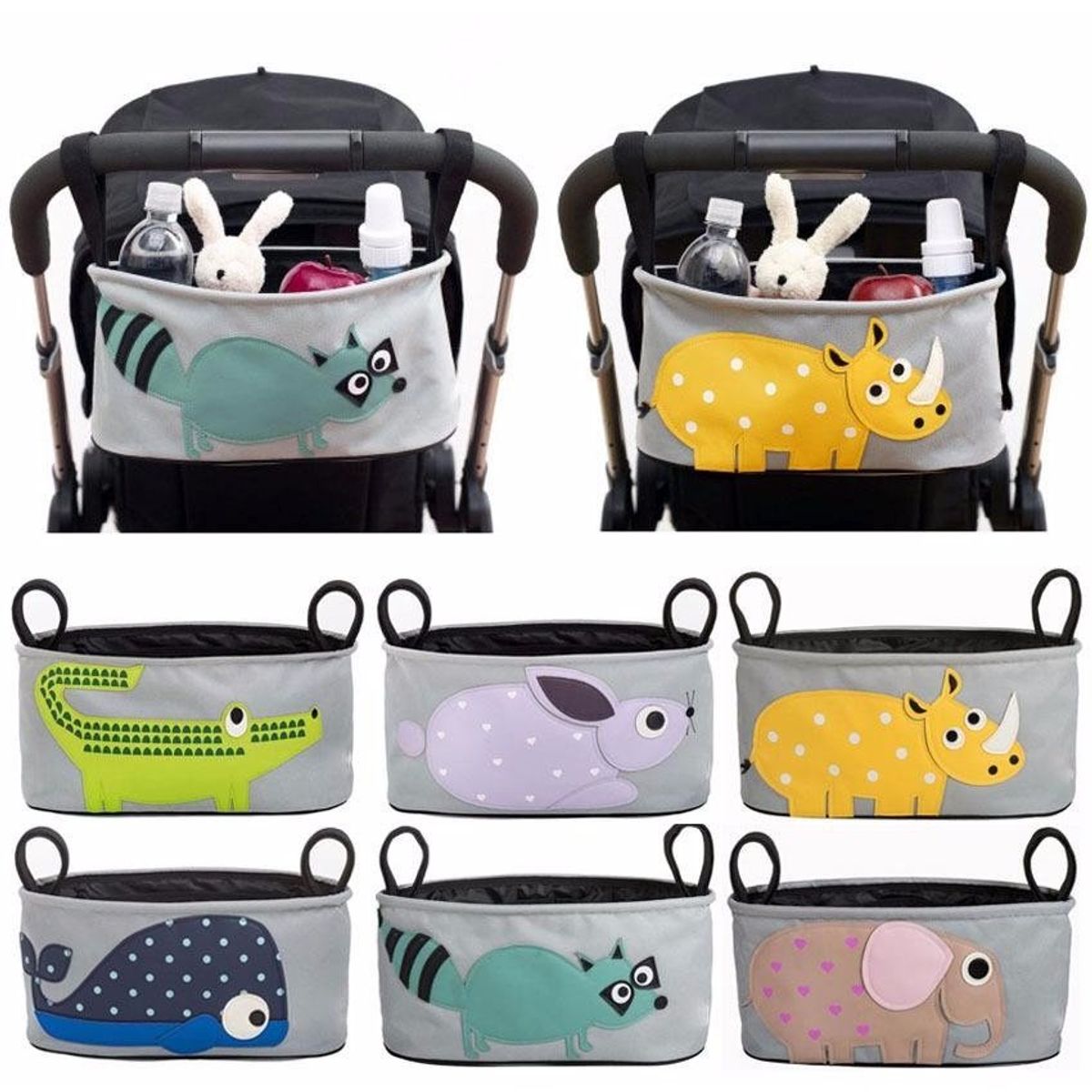 GENERICO - Bolso coche bebe organizador diseño niña