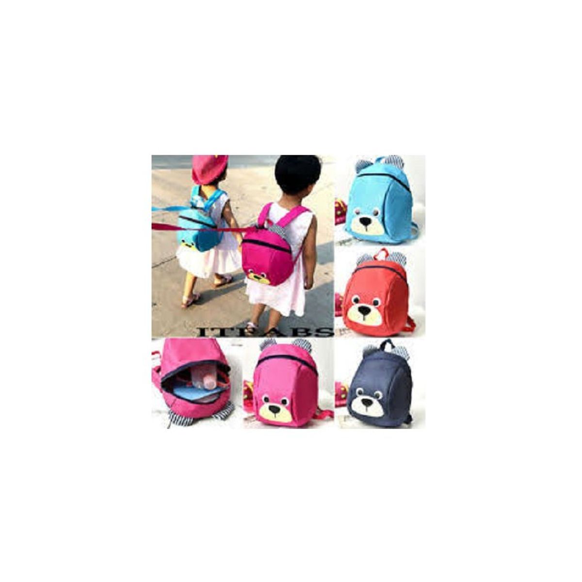 GENERICO - Mochila arnes de seguridad niños color niña