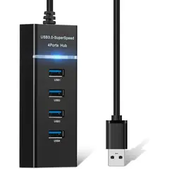 VHEX - Hub Usb 3.0 4 Port En 1 Negro