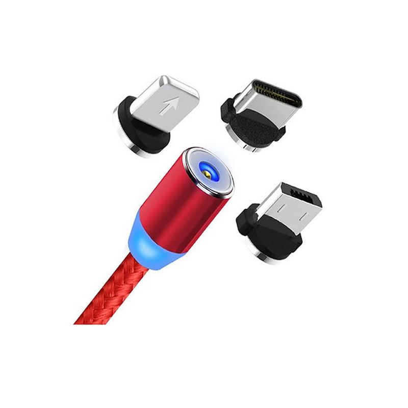 VHEX - Cable Cargador Magnético Usb 3 En 1 Tipo-c-micro Usb otros RJ