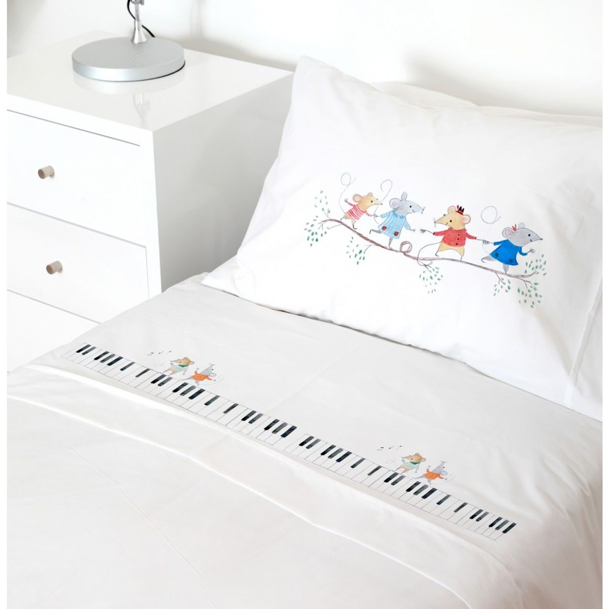 TUYO PRINT - Juego de Sábanas 15 Plazas Músicos - Tuyo Print