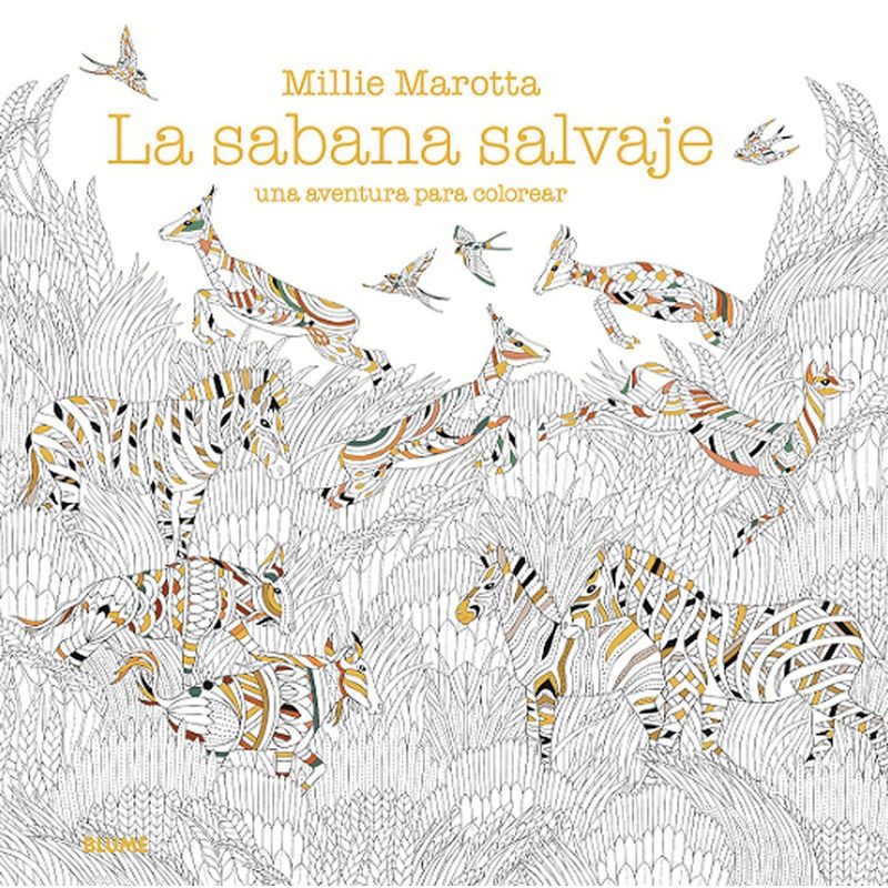 BLUME - Libro La Sabana Salvaje. Una Aventura Para Colorear