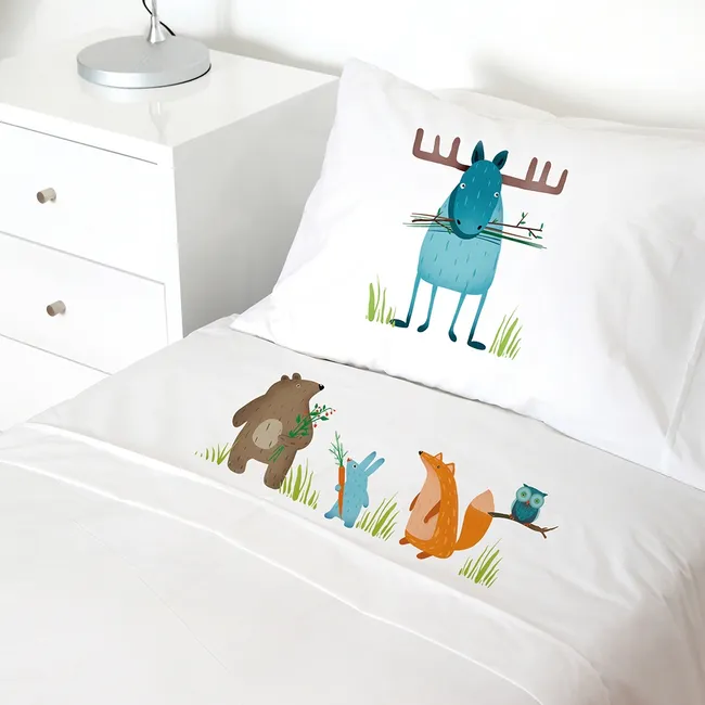 TUYO PRINT - Juego De Sábanas Transición,  Alce