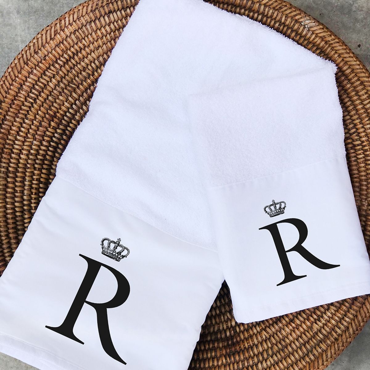 TUYO PRINT - Juego de Toallas Mano y Visita Shibori Gris