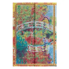 PAPER BLANKS - Agenda 2022 Monet (Bridge) Mini T. Dura Semana Vista