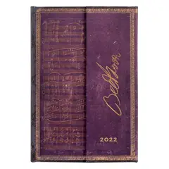 PAPER BLANKS - Agenda 2022 Beethoven, Violin Mini T.Dura Semana Vista
