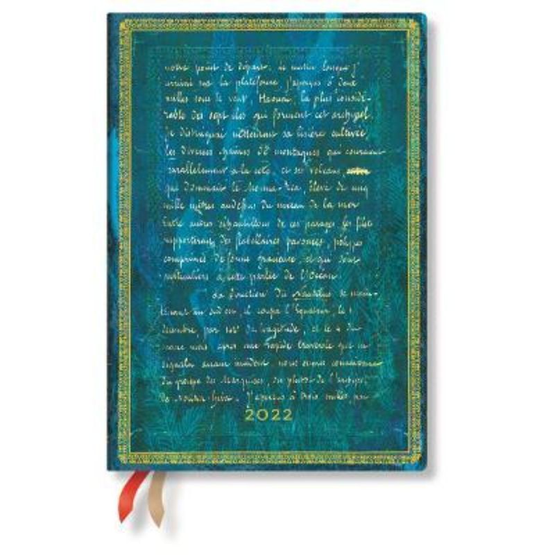 PAPER BLANKS - Agenda 2022 Verne 20000 Leguas Midi T.Blanda Semana