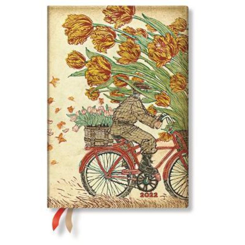 PAPER BLANKS - Agenda 2022 Holland Spring Midi T.Blanda Semana Horizontal