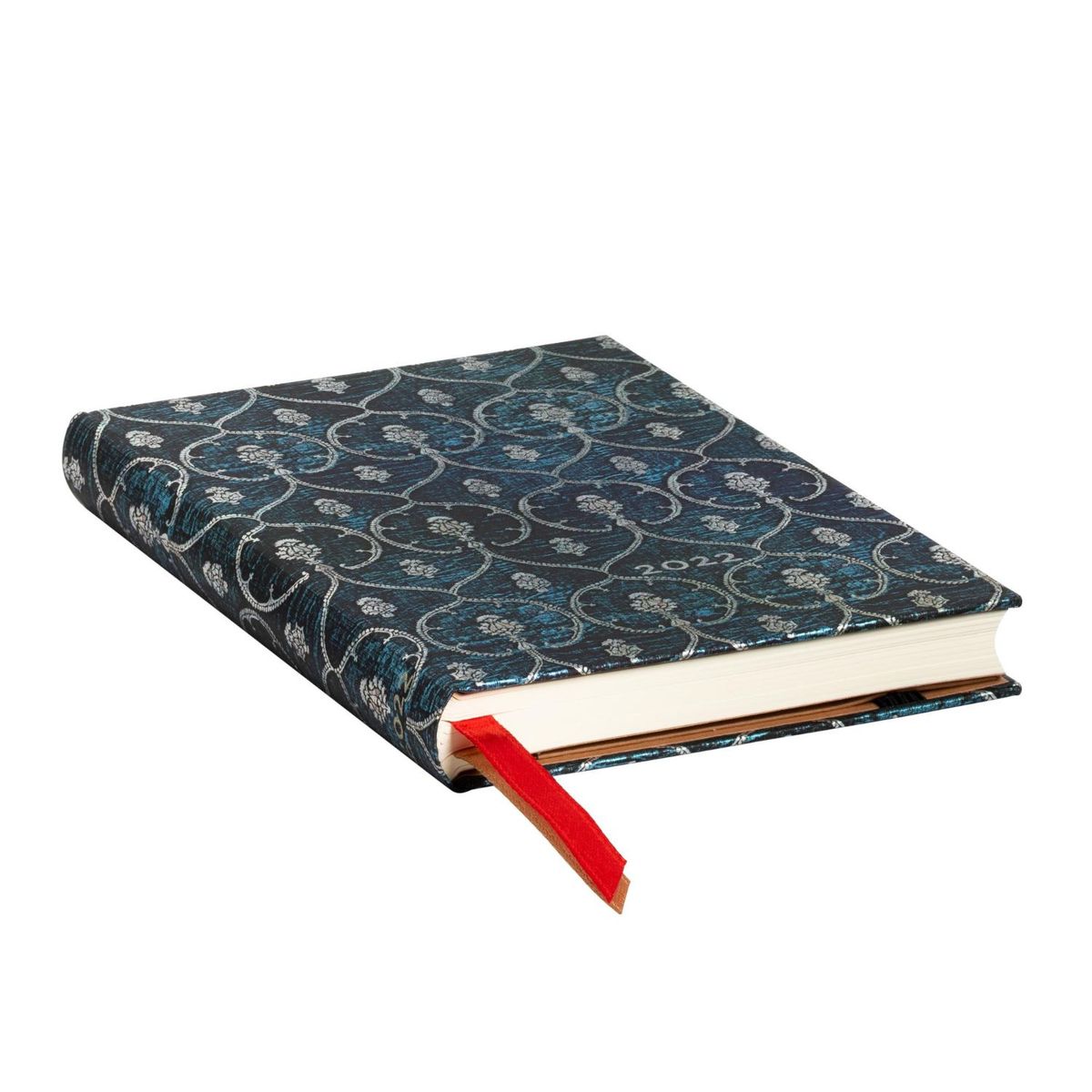PAPER BLANKS - Agenda 2022 Blue Velvet Mini T.Dura Semana Vista Horizontal