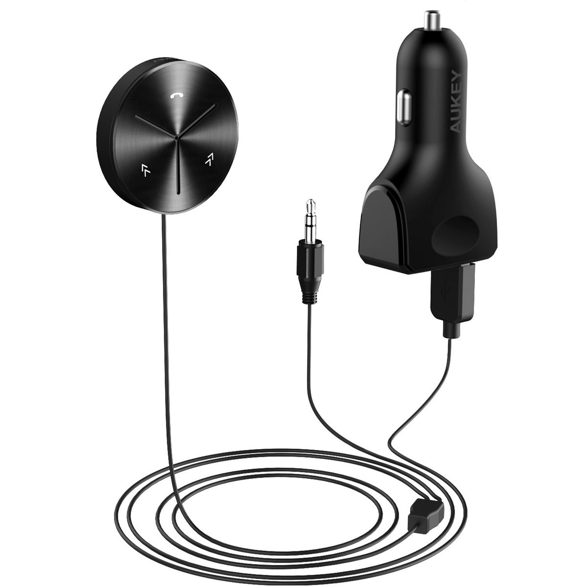 AUKEY - AUKEY Kit receptor inalámbrico para móvil Negro BR-C8