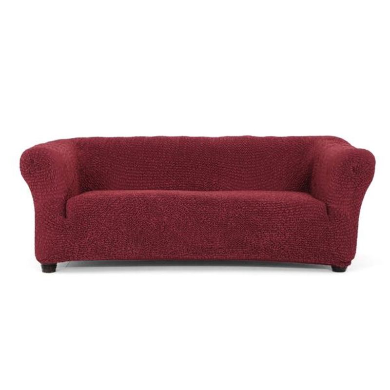 EUROFUNDA - Funda Para Sofa 3 Cuerpos Bordeaux
