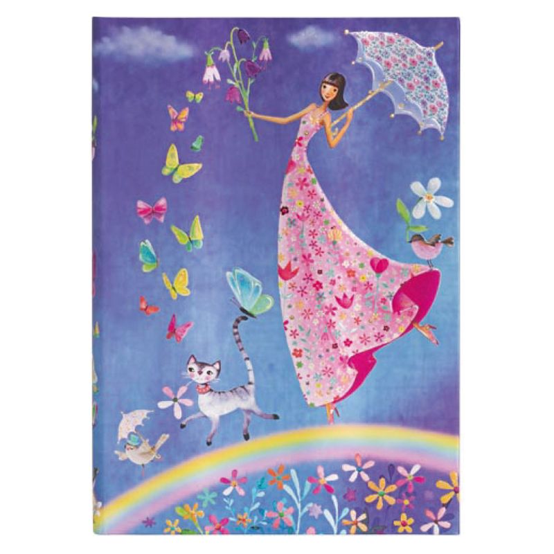 PAPER BLANKS - Libreta Spring Rainbow Midi Tapa Dura