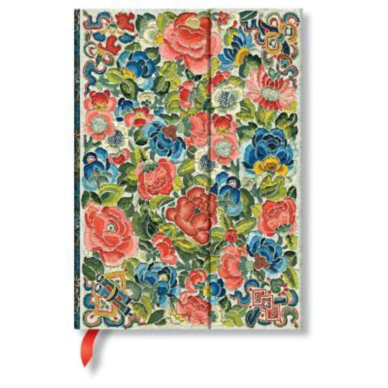 PAPER BLANKS - Libreta Peking Opera Embroidery Pear Garden, Midi Tapa Dura