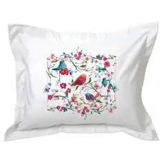 TUYO PRINT - Funda de Almohada Pájaros Trama