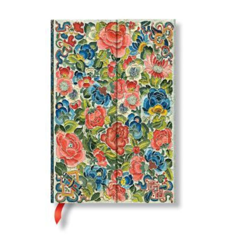 PAPER BLANKS - Libreta Peking Opera Embroidery Pear Garden, Mini Tapa Dura