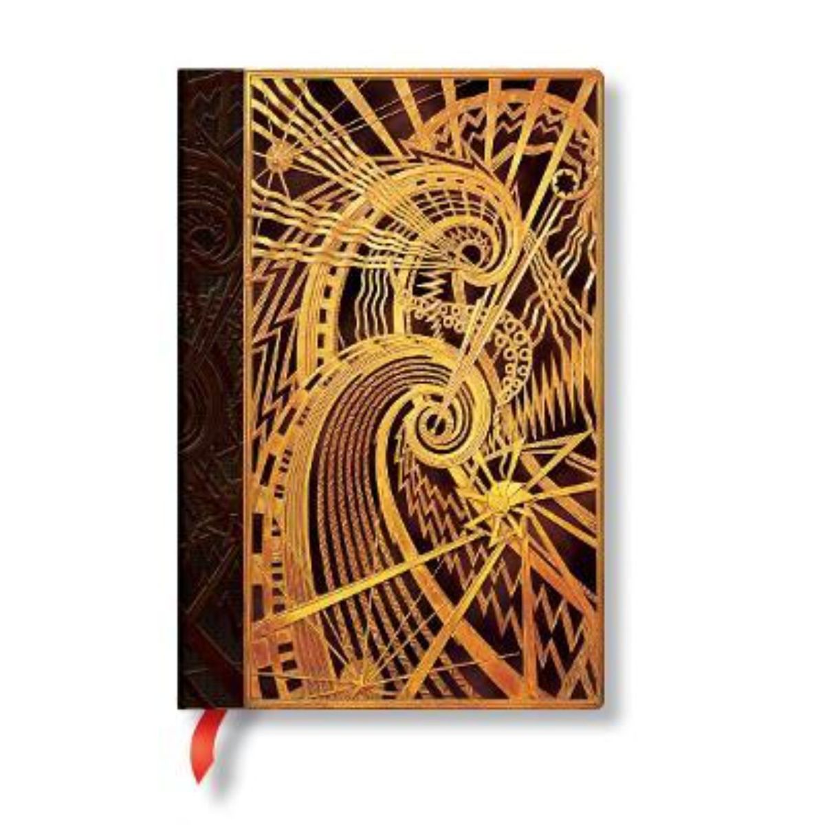 PAPER BLANKS - Libreta New York Deco The Chanin Spiral, Mini Tapa Dura