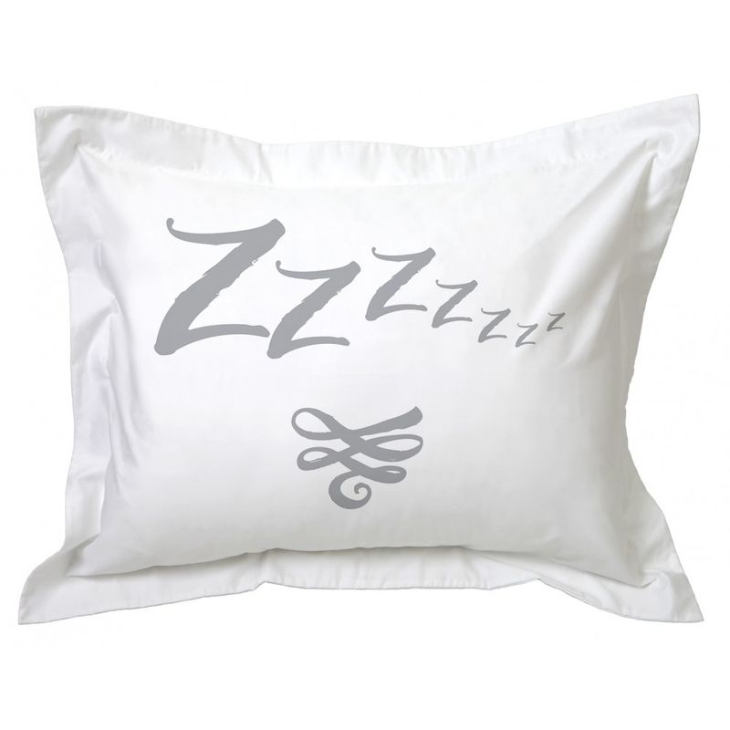 TUYO PRINT - Funda de Almohada Letras Pizarra