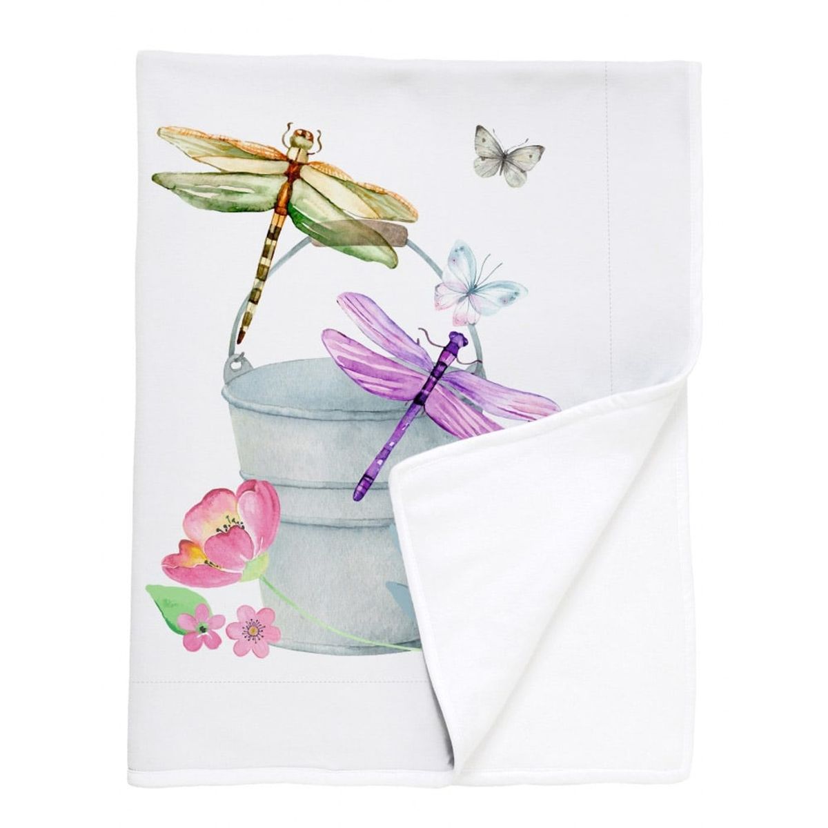 TUYO PRINT - Manta Polar Libélulas