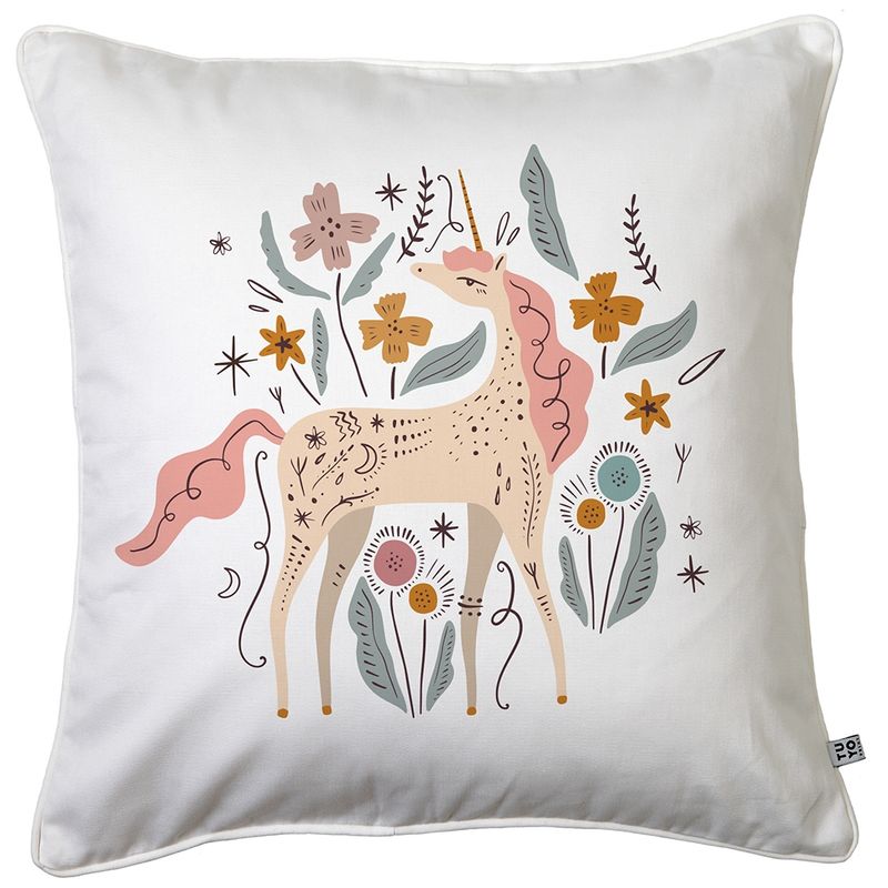 TUYO PRINT - Cojín Unicornio -  45X45