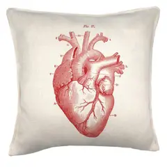 TUYO PRINT - Cojín Corazón Anatomia - 45 x45