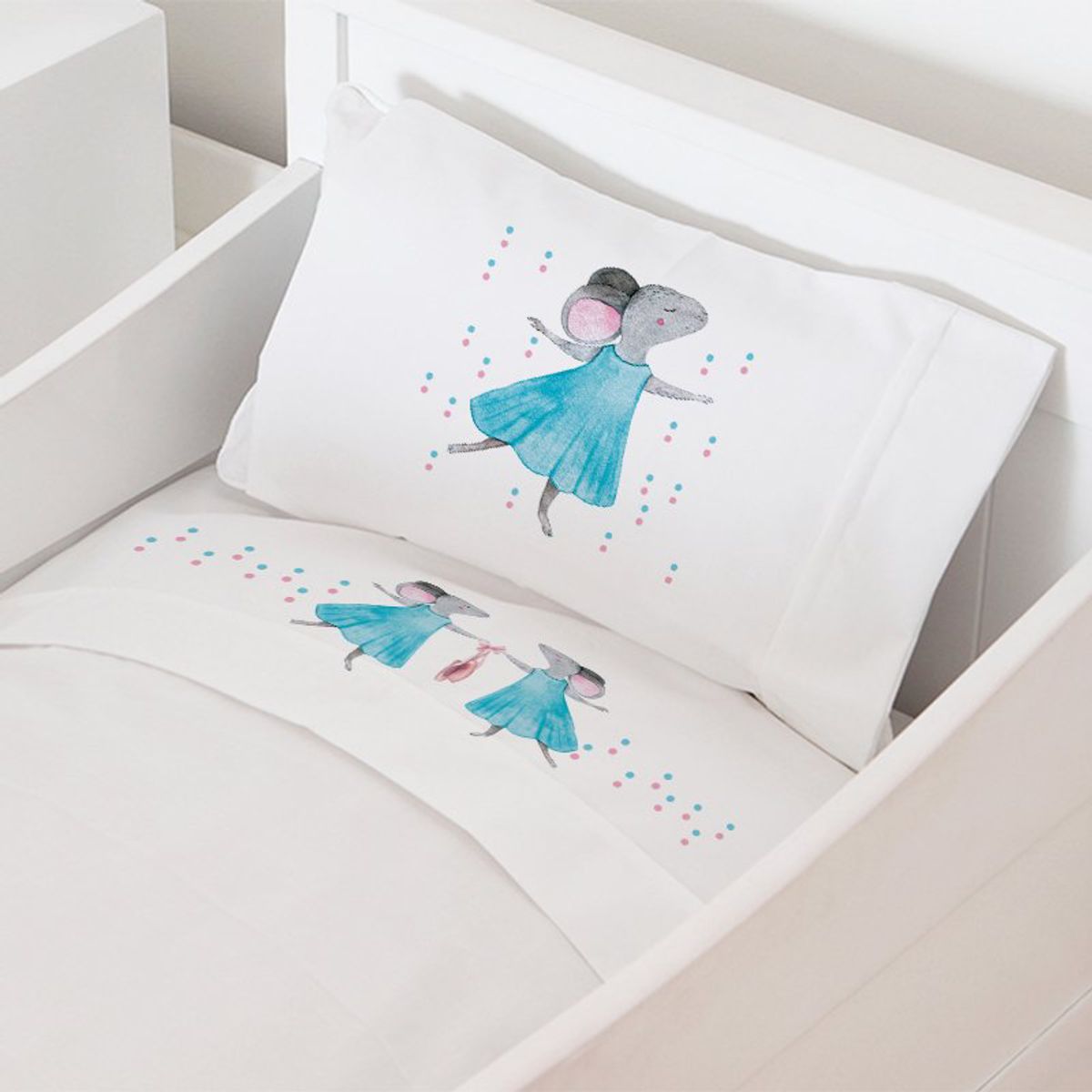 TUYO PRINT - Juego De Sábanas Moisés Ratona