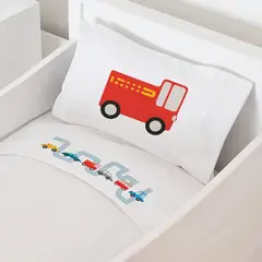 TUYO PRINT - Juego de Sábanas Pack And Play Autopista
