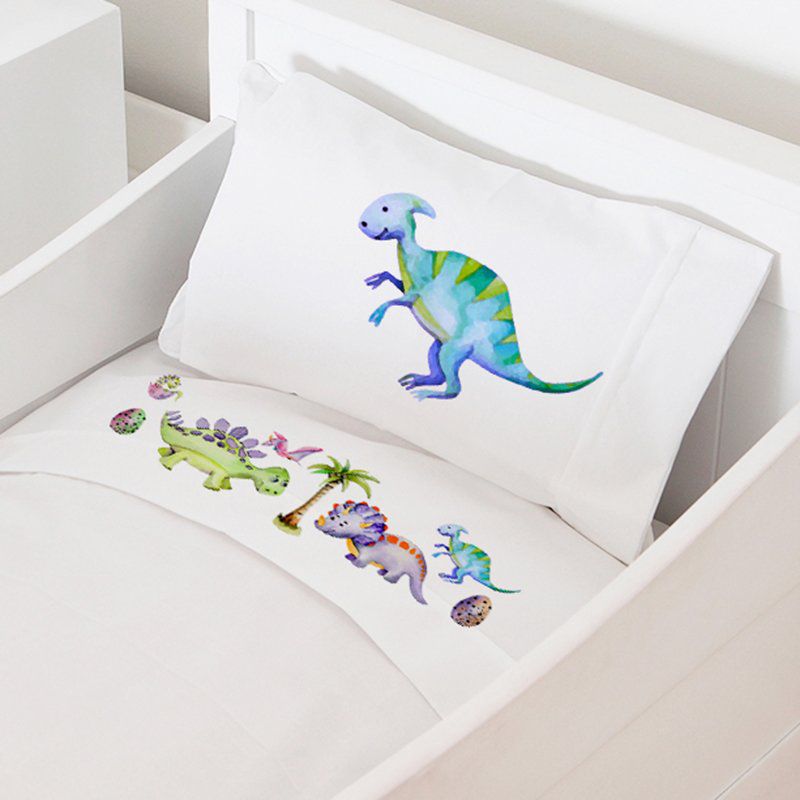 TUYO PRINT - Juego de Sábanas Pack And Play  Dinosaurios