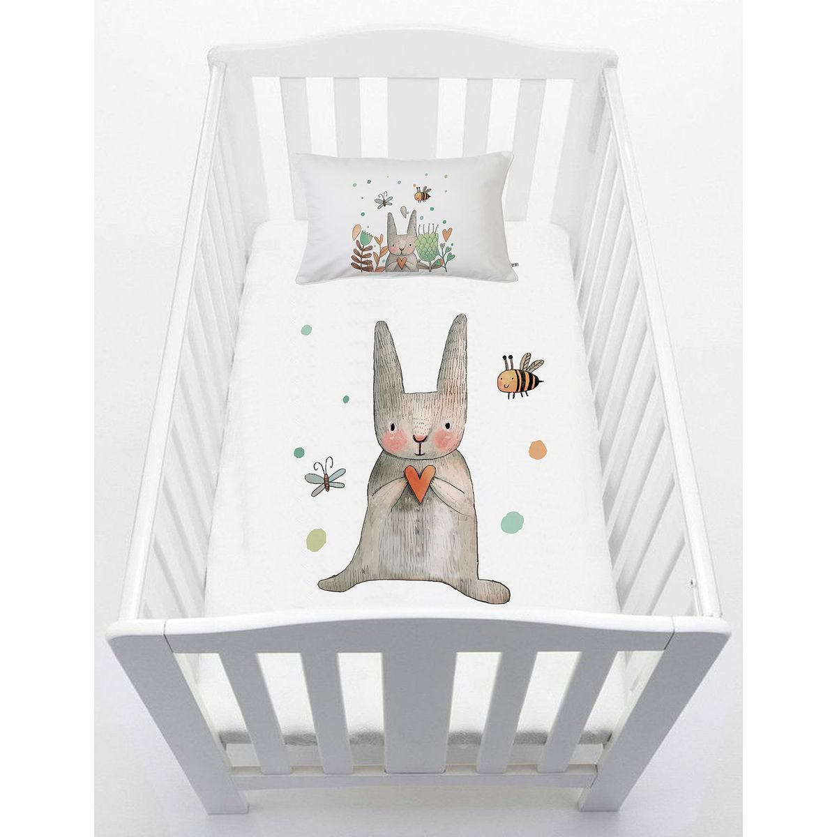 TUYO PRINT - Cubreplumón Pack And Play Conejito