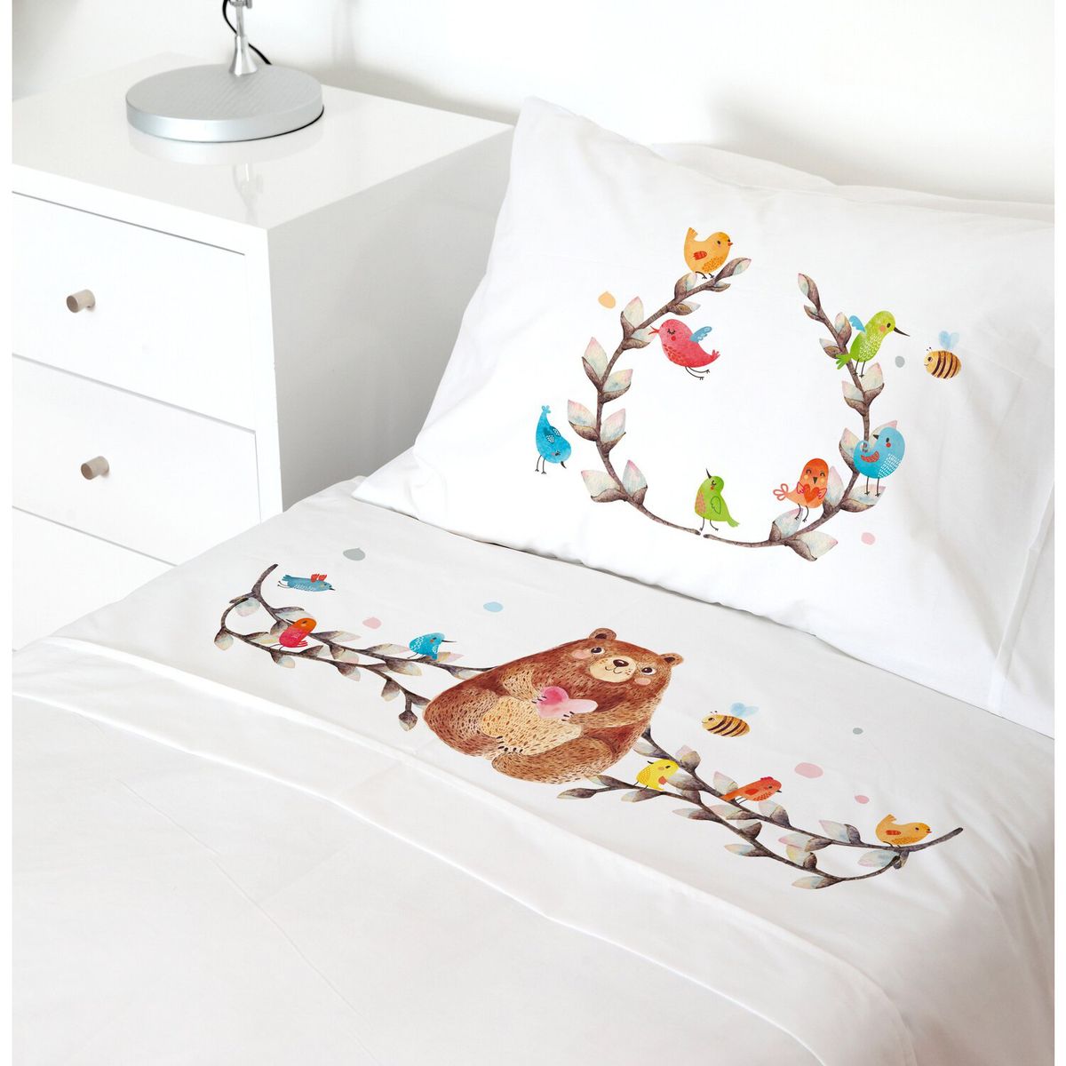 TUYO PRINT - Juego de Sábanas Transición Oso