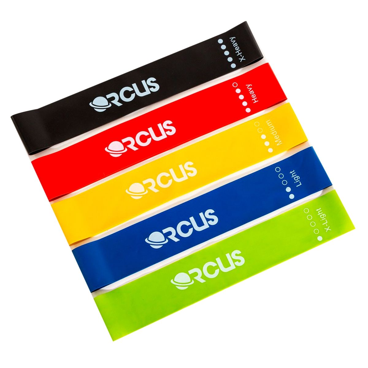 ORCUS - SET DE 5 BANDAS ELÁSTICAS LOOP CIRCULARES ORCUS