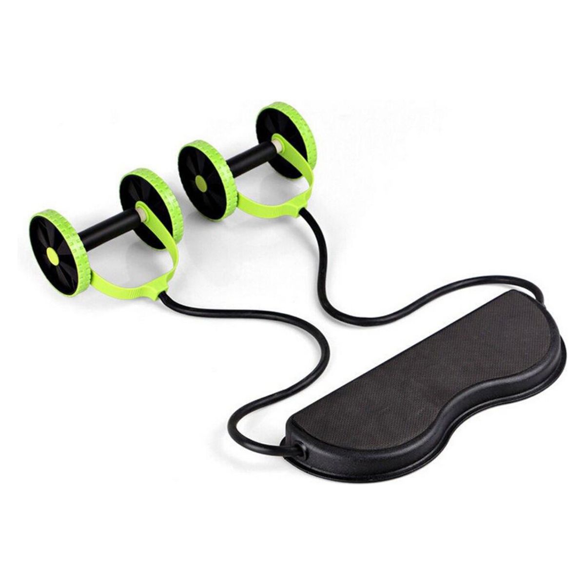 IMPOPLANET - RUEDA EJERCICIOS ABDOMINALES CON ELÁSTICOS REVOFLEX