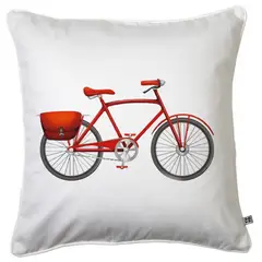 TUYO PRINT - Cojín Bici Roja - 45x45