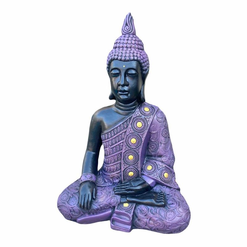 SAT NAM INSPIRES - Buda Meditación Violeta 50 cm
