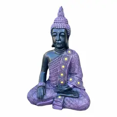 SAT NAM INSPIRES - Buda Meditación Violeta 50 cm