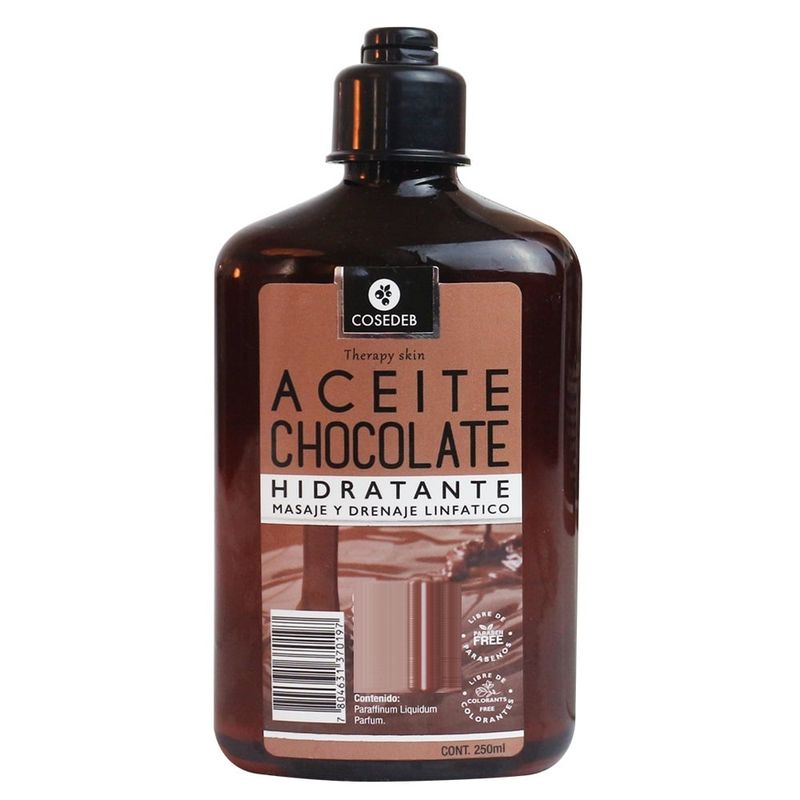 COSEDEB - Aceite Masaje Therapy Hidratante Chocolate Cosedeb 250ml