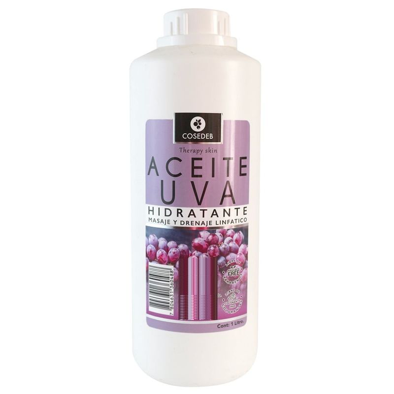 COSEDEB - Aceite Masaje Therapy Hidratante Uva Cosedeb 1 Litro