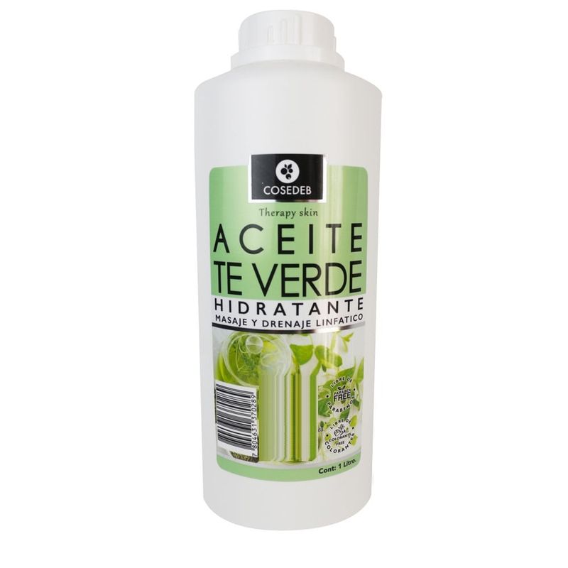 COSEDEB - Aceite Masaje Therapy Hidratante Te Verde Cosedeb 1 Litro