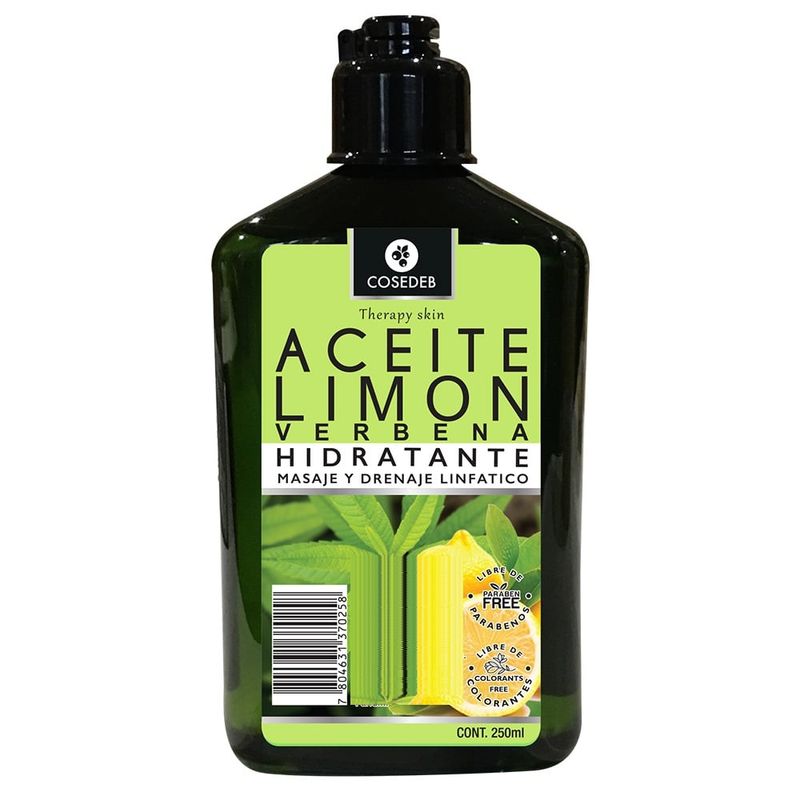 COSEDEB - Aceite Masaje Therapy Hidratante Limon Verbena Cosedeb 250ml