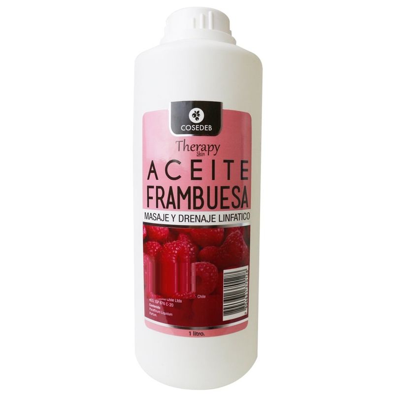 COSEDEB - Aceite Masaje Therapy Hidratante Frambuesa Cosedeb 1 Litro