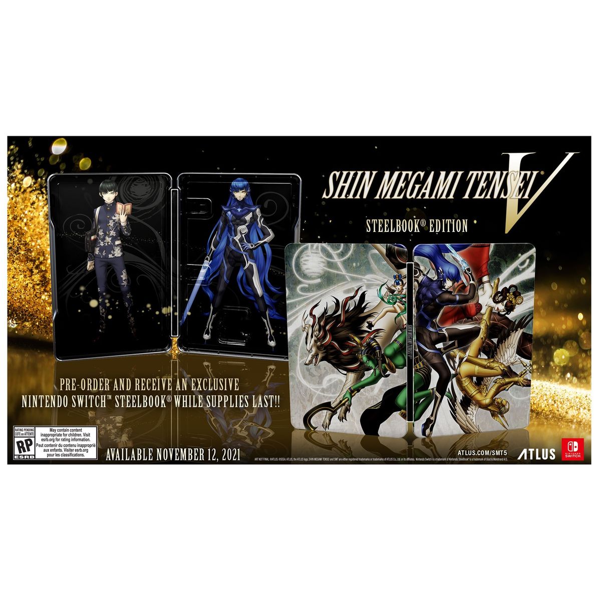 NINTENDO - Shin Megami Tensei V Steelbook Edition - Switch - Sniper