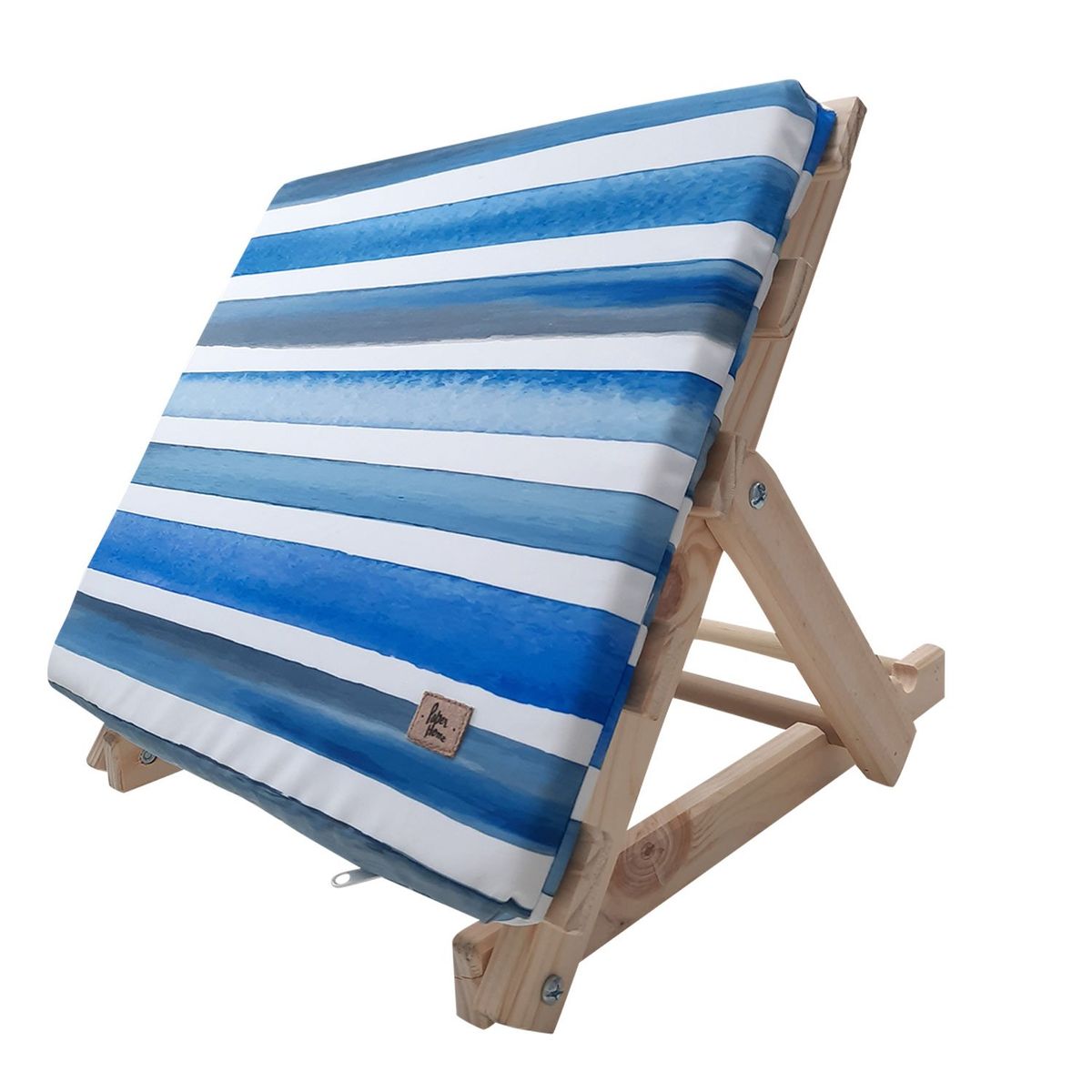 PAPER HOME - Reposera o respaldo de playa líneas azules Paper Home